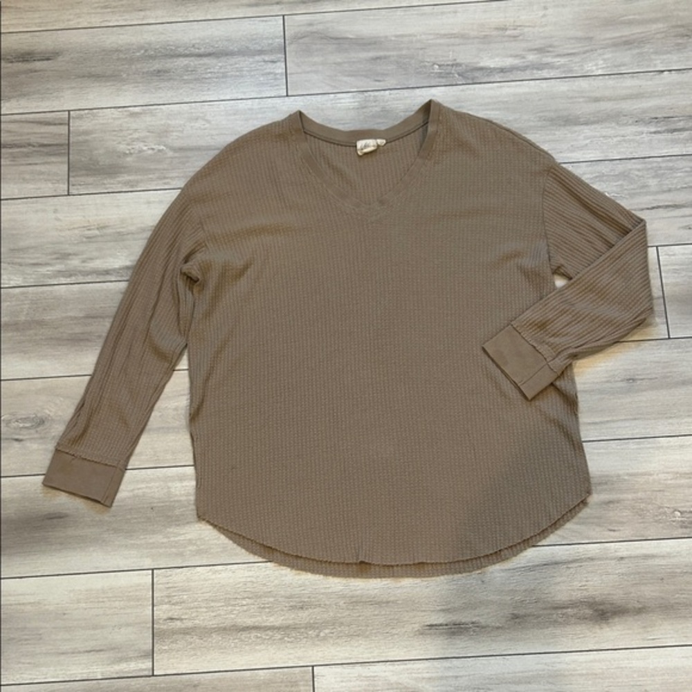 White Crow from Buckle brown thermal shirt size XL
